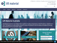 Tablet Screenshot of liftmaterial.com
